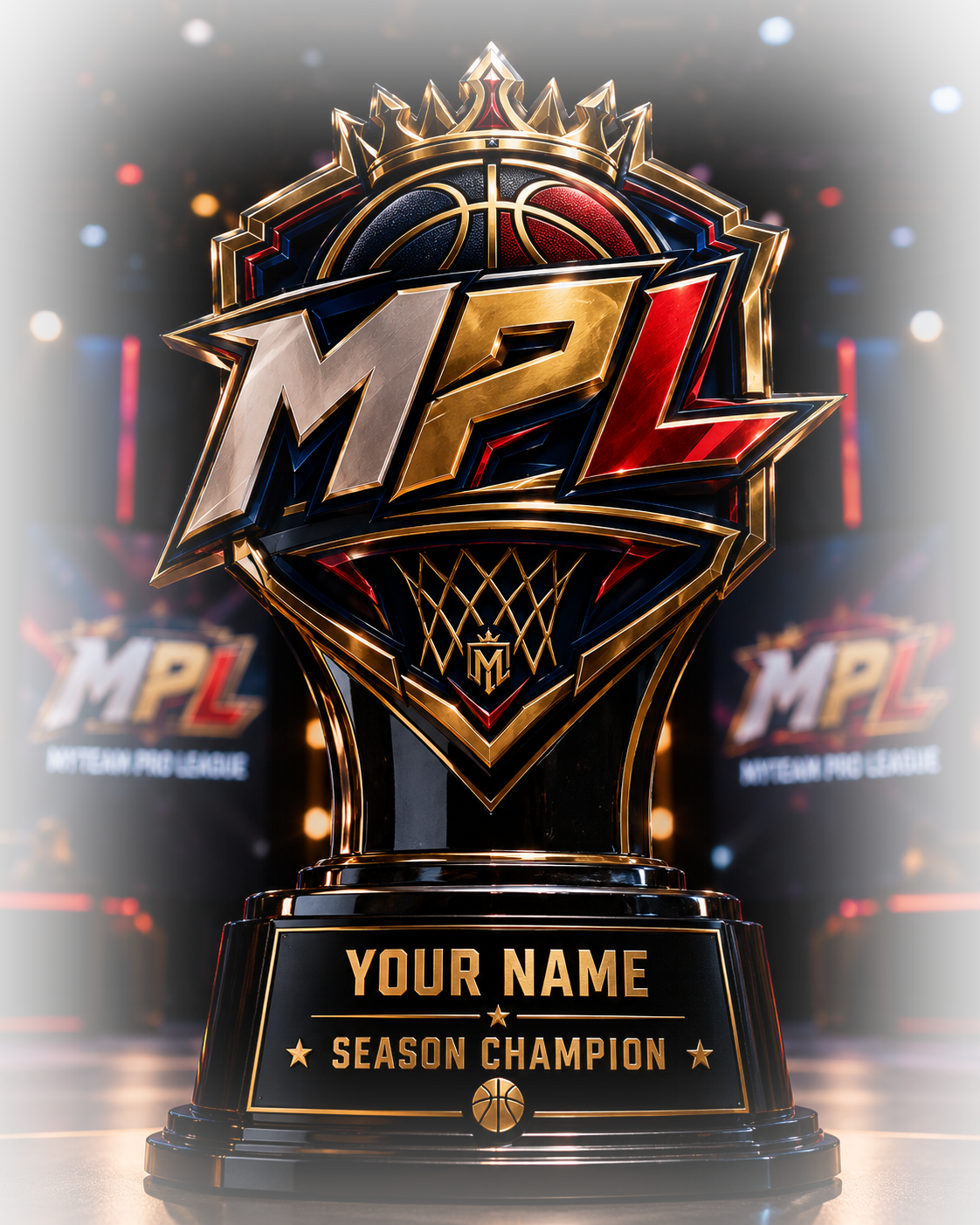 MyTEAM Pro League season champion trophy